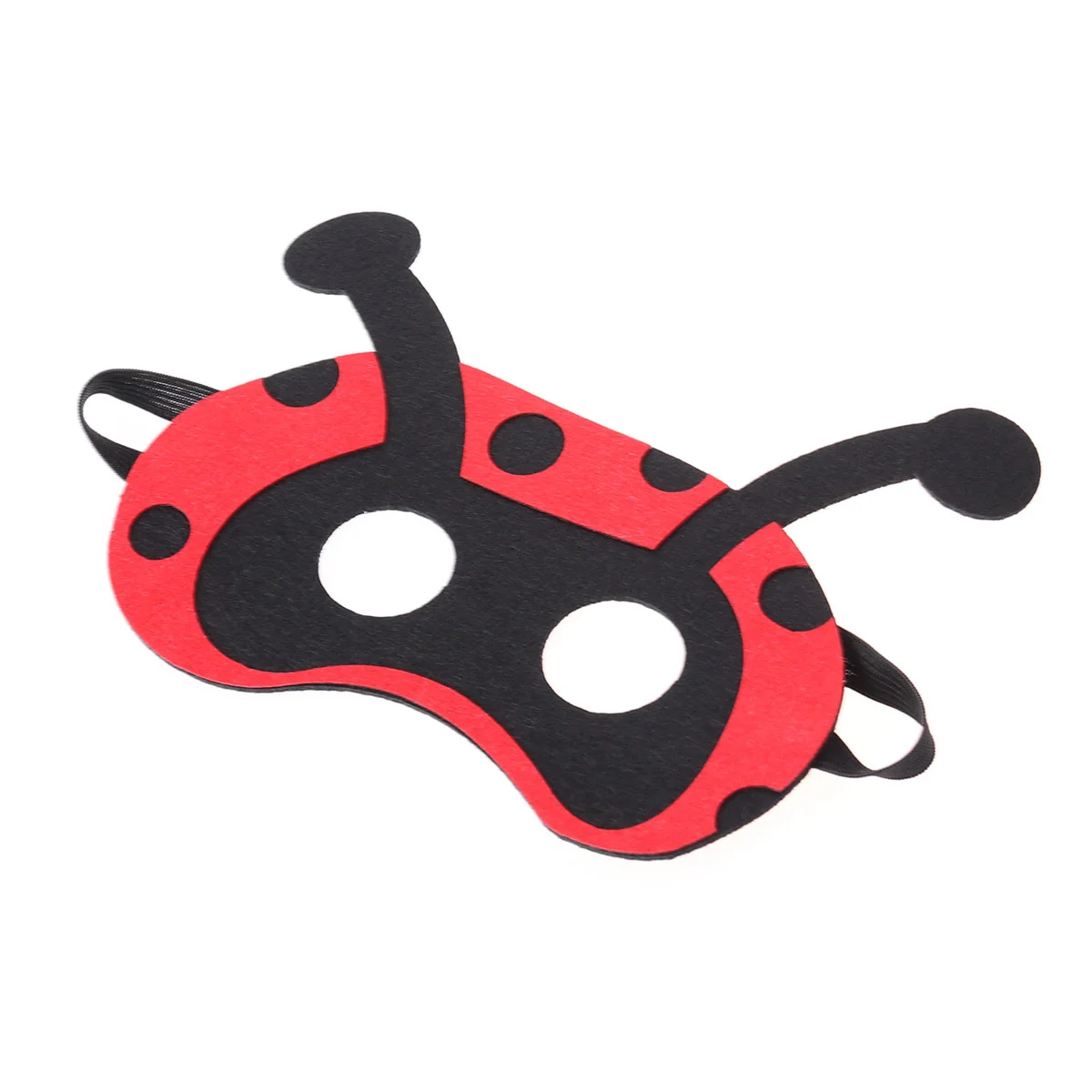 Cartoon Animal Masks Half-face Eye Masks Cosplay Costume Supplies Party Favors for Kids Boys Girls (Ladybird)