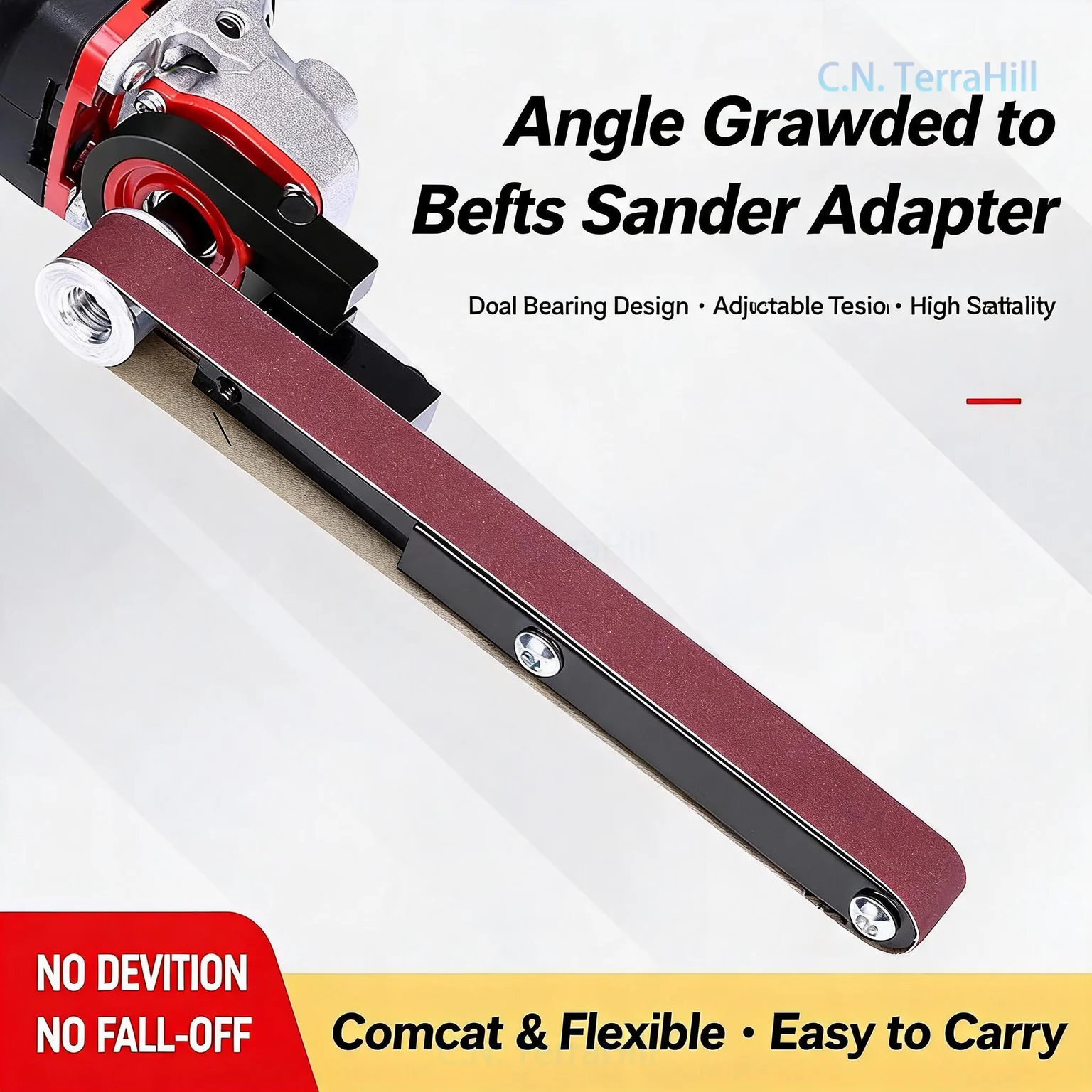 Angle Grinder Conversion Kit 100 Type to Belt Sander 125 Type Woodworking Sanding Attachment Mini Bench Sander