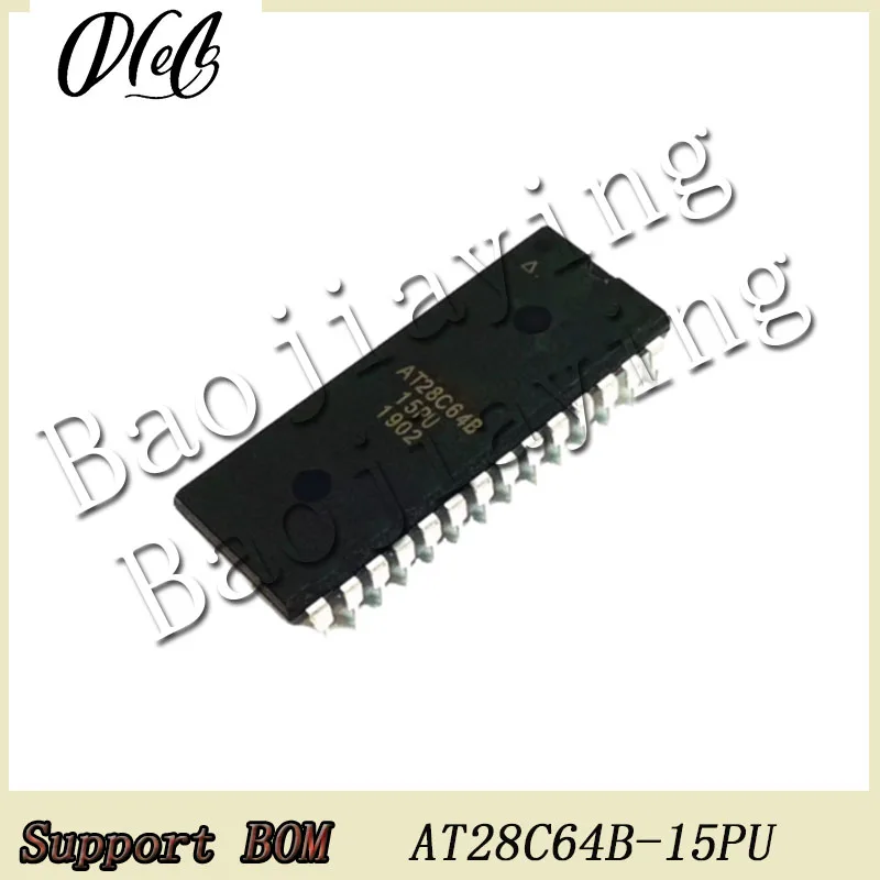 5PCS/Lot AT28C64B AT28C64B-15 AT28C64B-15PU memory DIP28 IC Chip