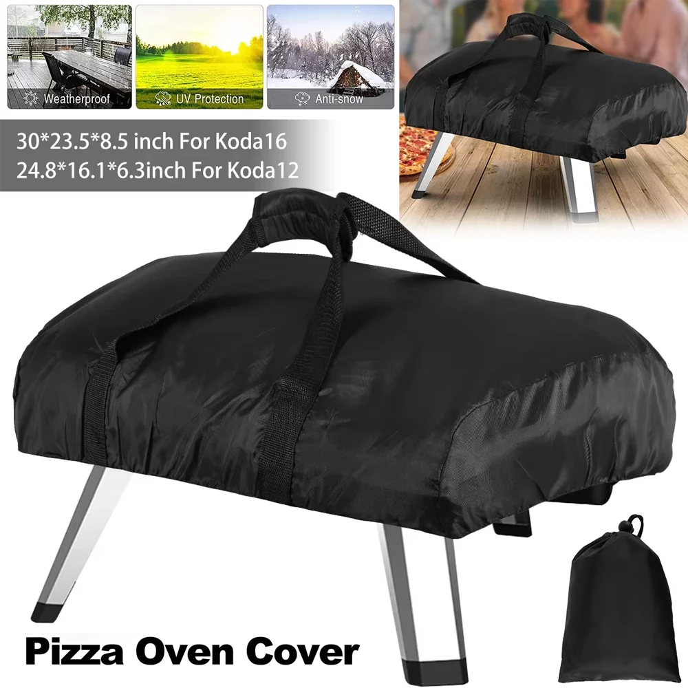 Funda para horno de Pizza 420D Compatible con Ooni koda 12 16, protector solar para exteriores, funda protectora impermeable a prueba de polvo para parrilla, accesorios para barbacoa