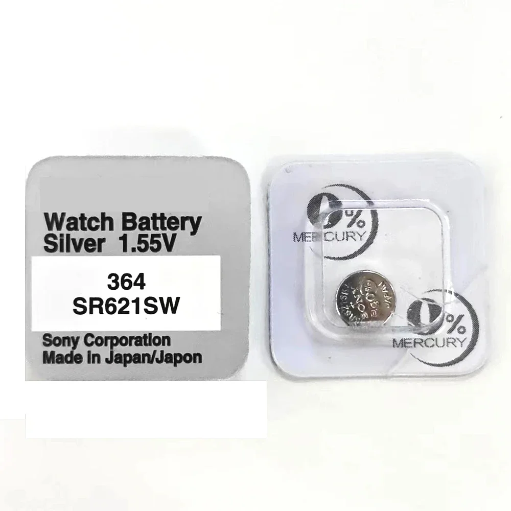 2-50PCS Original For SONY AG1 LR621 364 164 531 SR621 SR621SW SR60 CX60 Button Battery For Watch Toys Remote Cell Coin Batteries