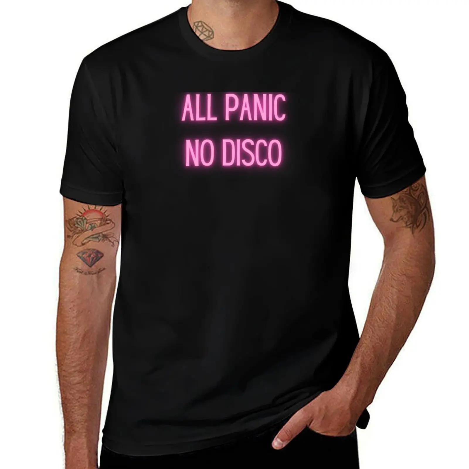 

All panic no disco T-Shirt luxury t-shirt quick-drying blanks tee shirts for men