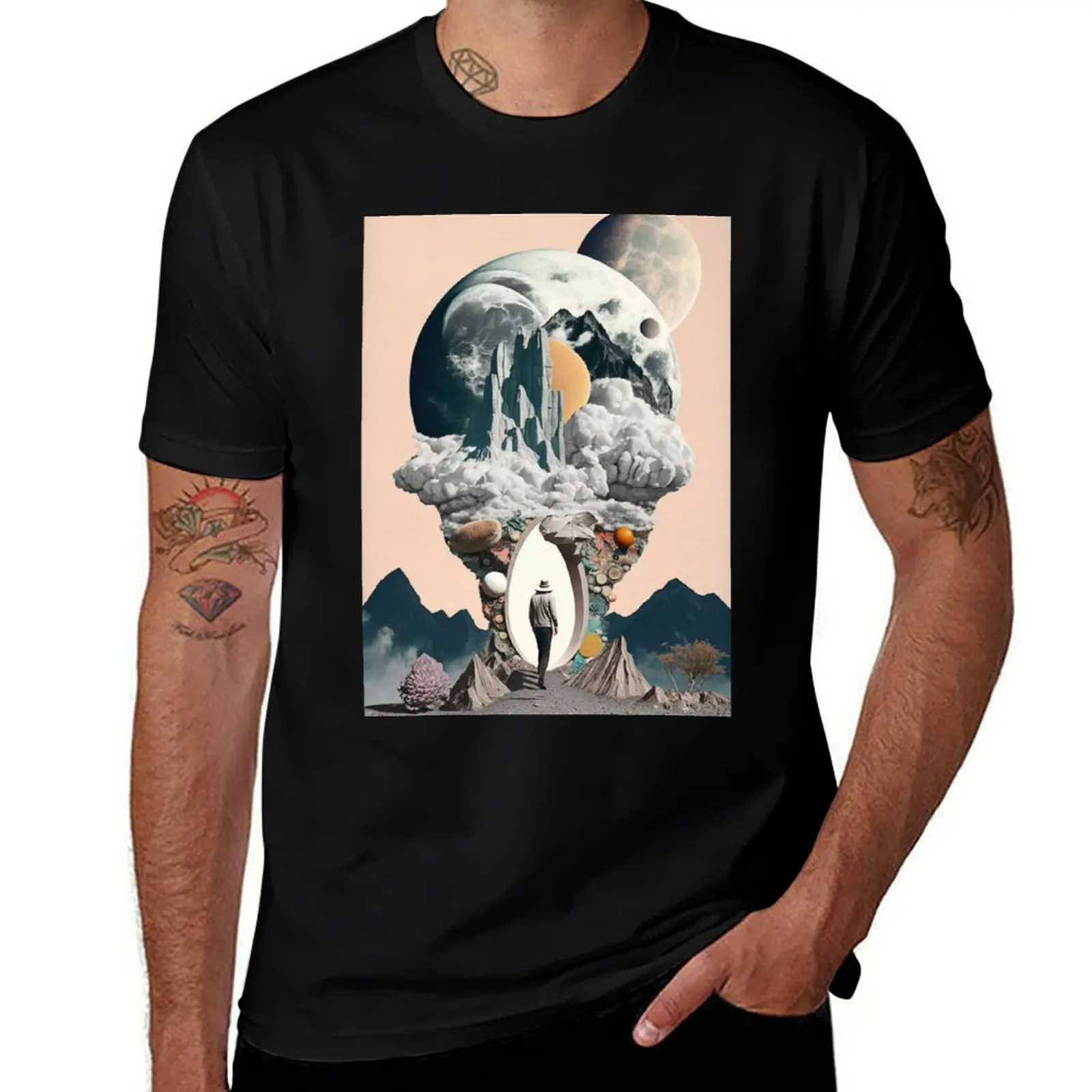 

Surreal Collage Art T-Shirt t shirts for man cotton soft t shirts for man graphic tees T-Shirt