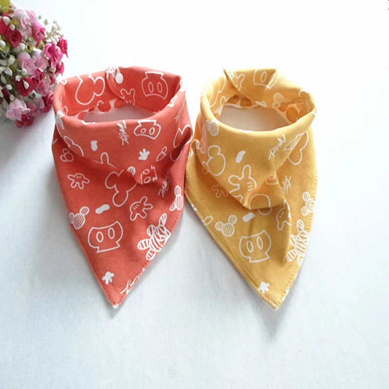 New Newborn Pure Cotton Triangle Bibs Kids Saliva Towel Waterproof Bibs BANDANA Children Baby Feeding