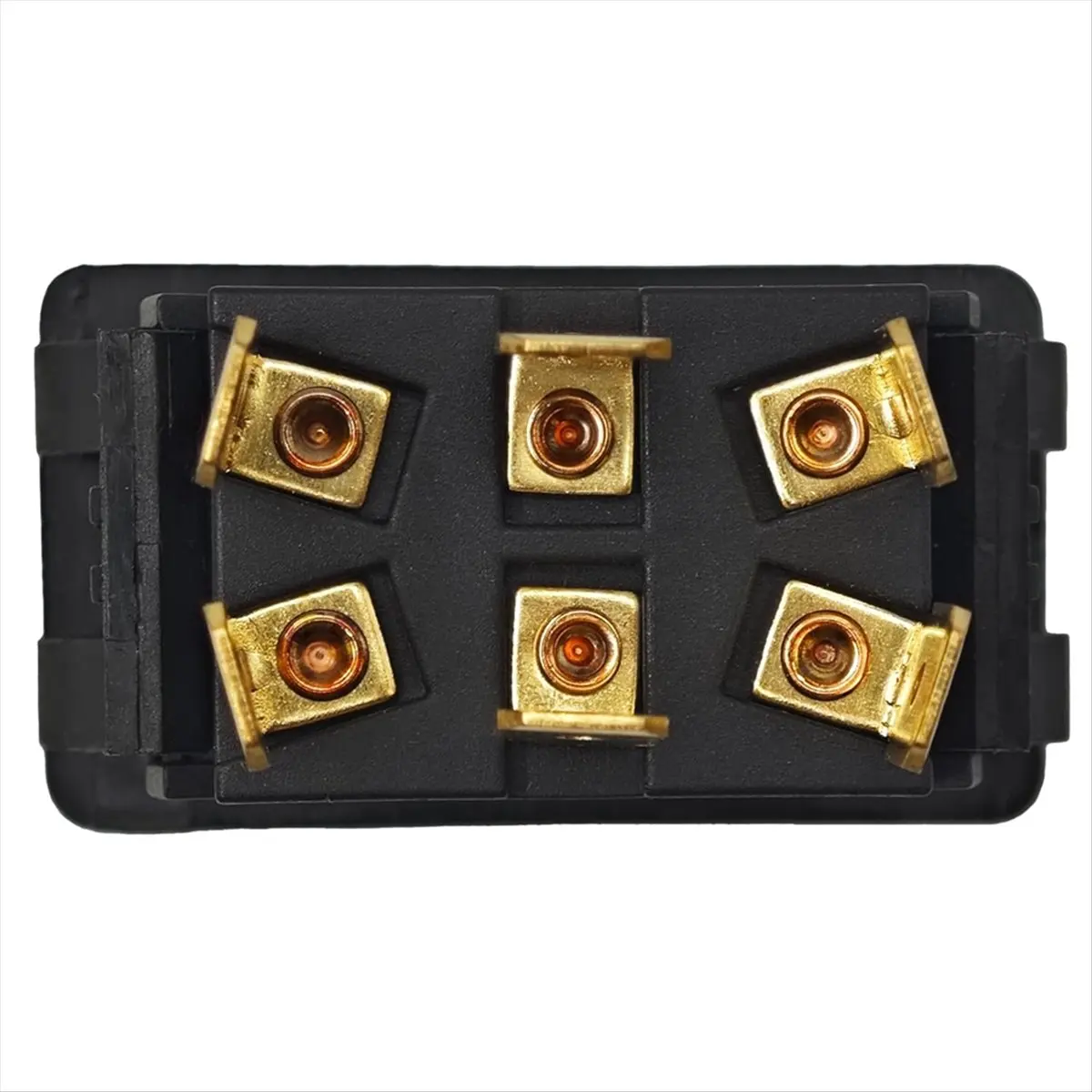 مفتاح هزاز HY60B جديد - تشغيل وإيقاف 125/250 فولت 20/15 أمبير 6 دبابيس مفتاح بـزر دفع - زر ضغط قوسي للأدوات الكهربائية الصناعية