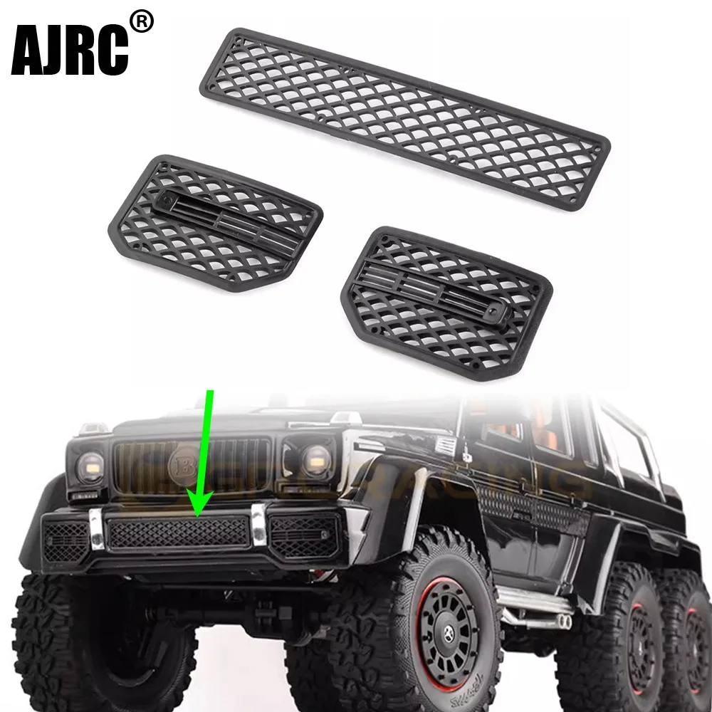 Grc Abs Front Bumper Grille Air Inlet Decoration G162k For Traxxas Trx4 G500 Trx6 G63 Grille Air Inlet Decoration