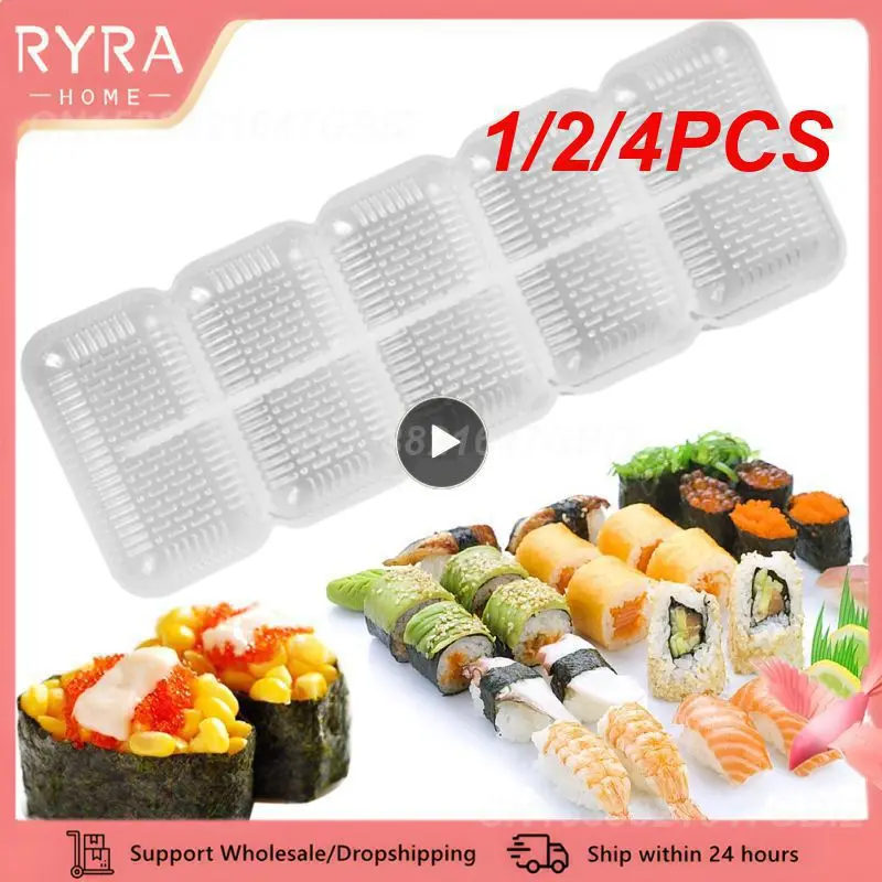 1/2/4PCS Homemade Kitchen Sushi Mold Easy To Clean Gimbap Mold Not Easy To Damage Kitchen Tools Pressure Storage Non Stick