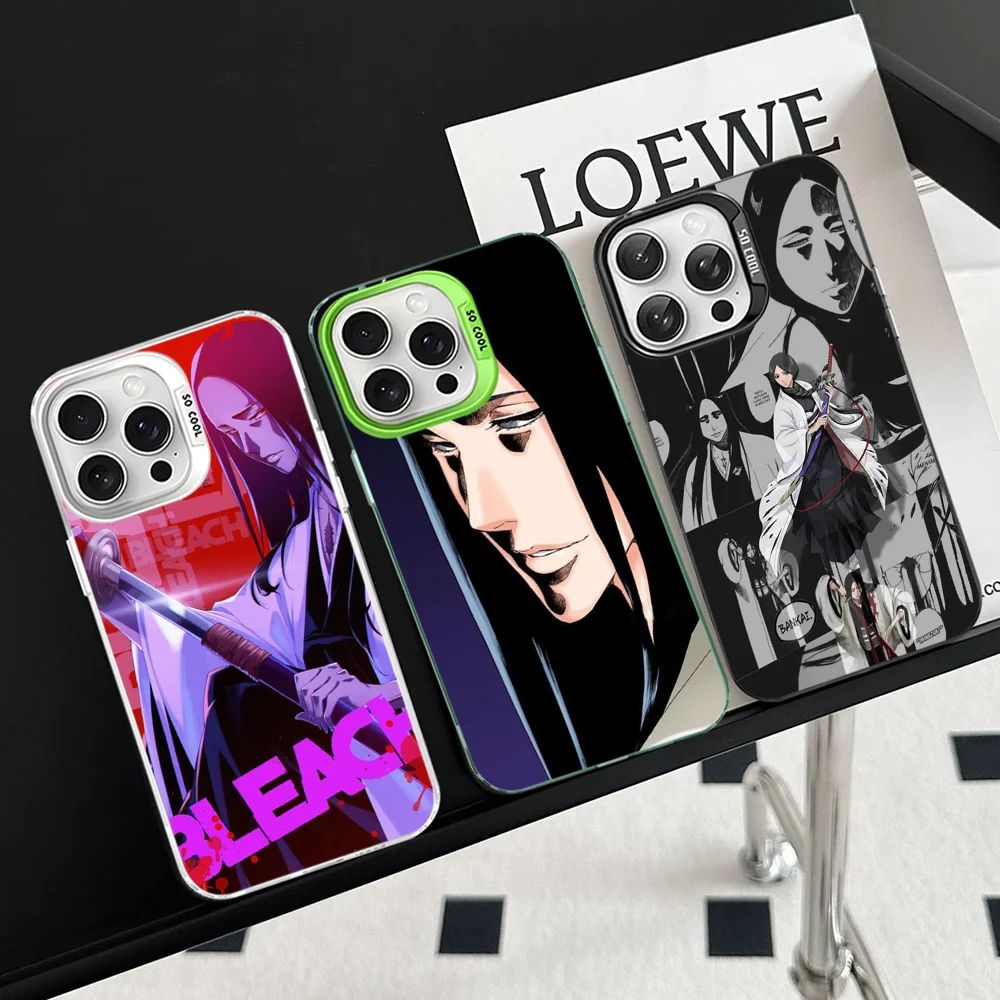 Unohana Retsu Bleach Japanese Anime Phone Case For iPhone16 15 14 13 12 11Pro Max X XR XSMAX 8 7Plus Matte Shockproof Back Cover