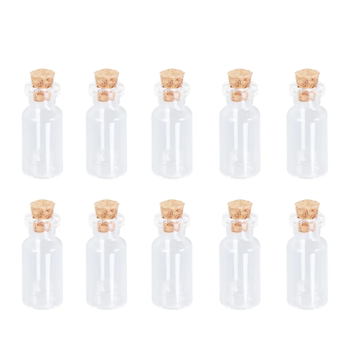

25 PCS Cork Test Tube Candy Storage Glass Tubes with Lids Bottles Caps Deciduous Teeth