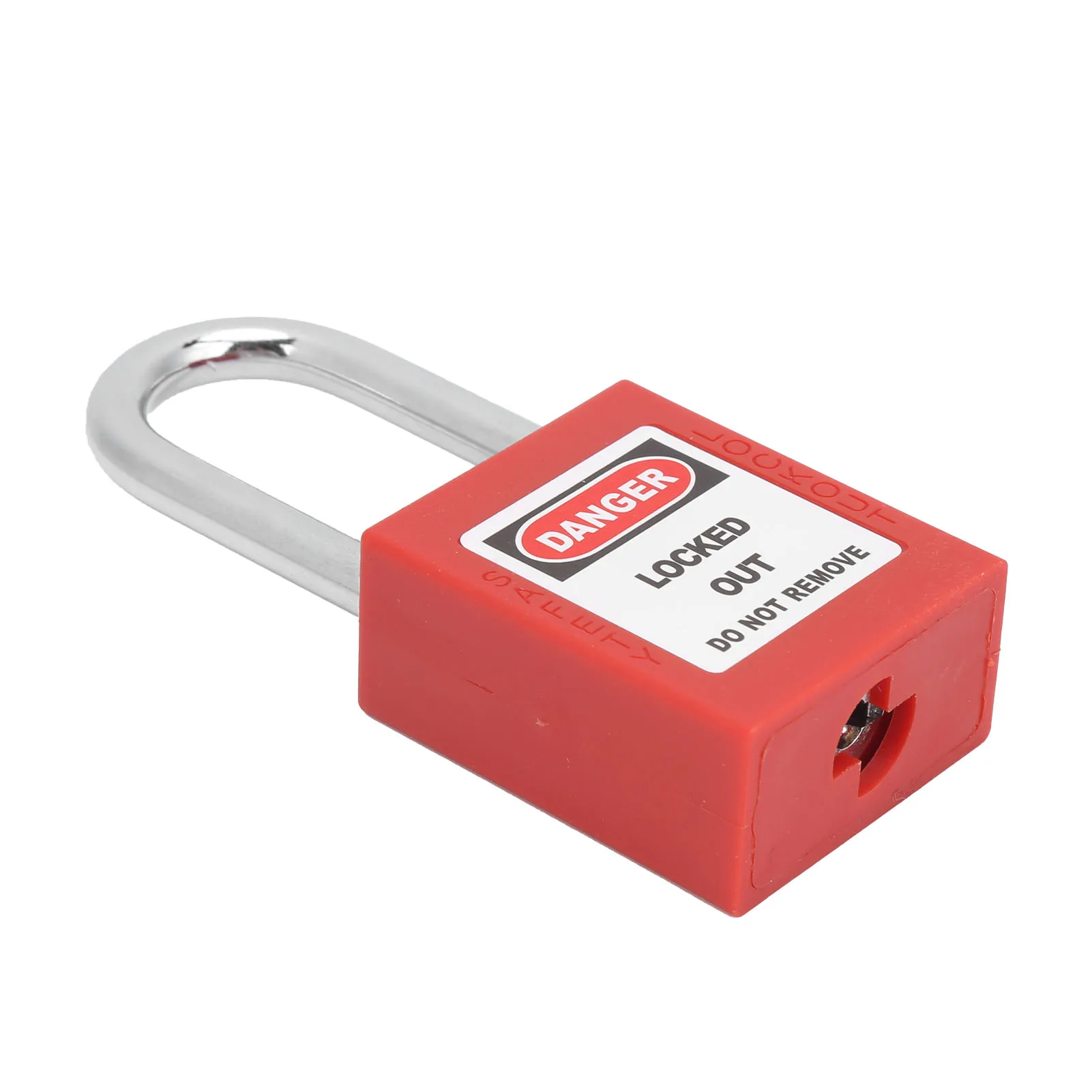 38MM Lockout Tagout Padlock Anti Skid Steel Beam Isolation Corrosion Resistant With Two Keys For Engineering Safety view 3