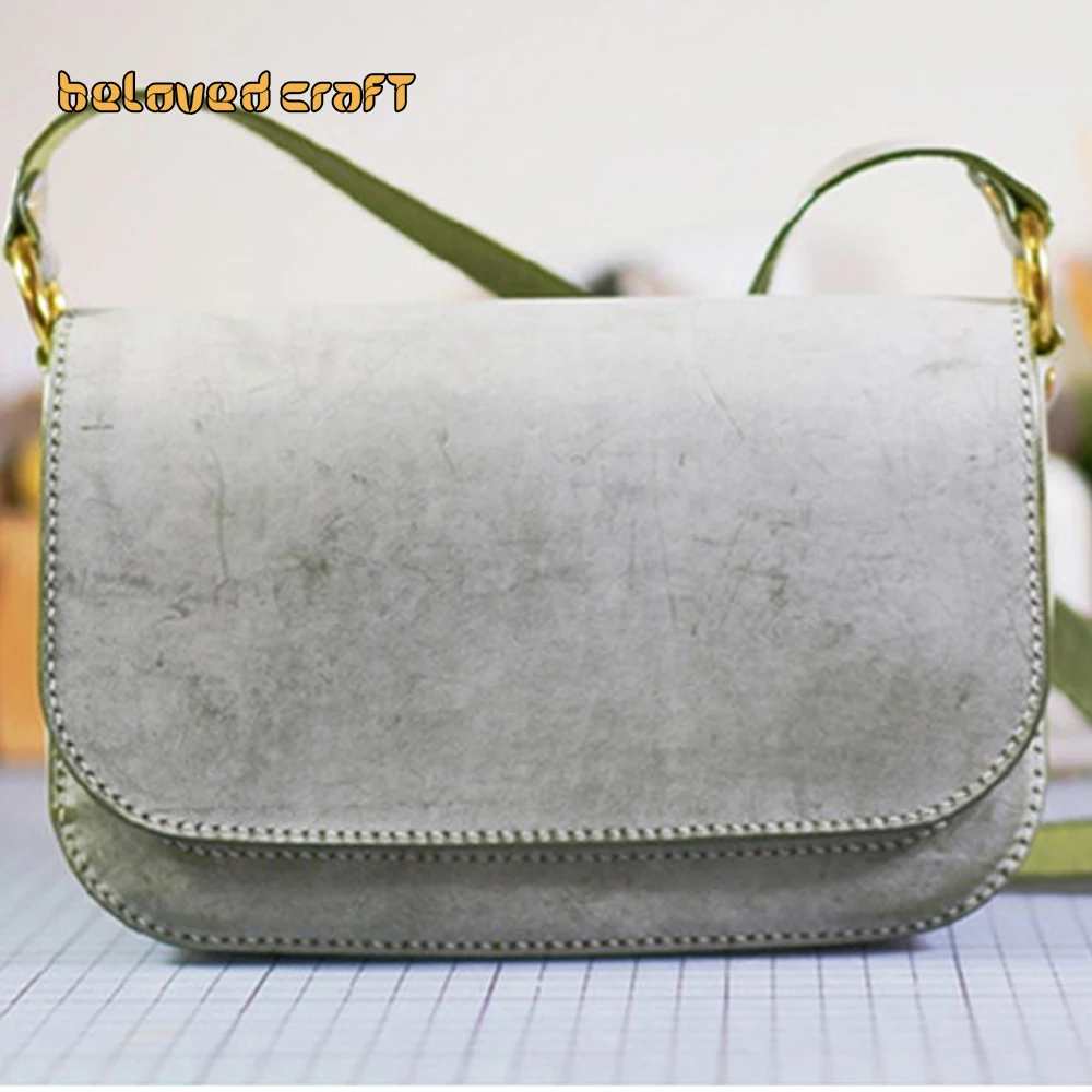 Imagem -06 - Belovedcraft-couro Bolsa Padrão Fazendo com Modelos de Acrílico Estilo Vintage Casual Slant Bolsa Crossbody