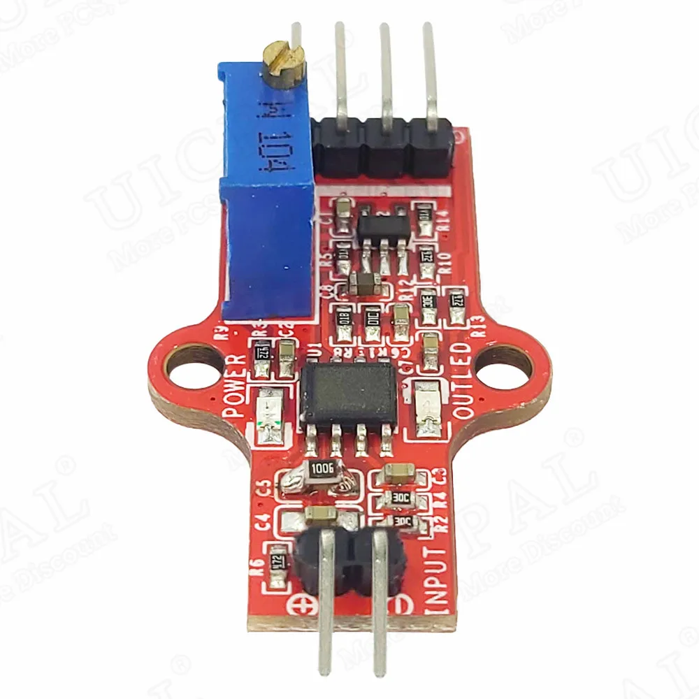 LDT0-028K Vibration Sensor PVDF Piezoelectric Film Electric Charge Amplifier Module Trigger Switch