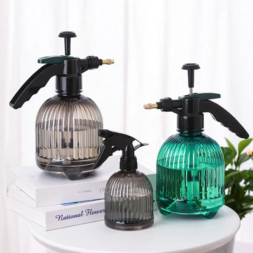Portable Large Capacity Air Pressure Watering Can Reusable Empty Plastic Spray Bottle Leakproof Hand Held Sprinkler Hairdressing