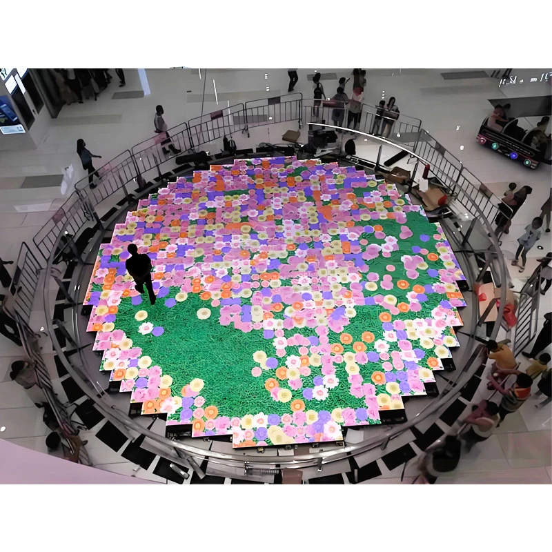 Professional Customized LED Advertising Panel Video LED Display Screen Indoor Outdoor LED Dance Floor ScreenHigh Refresh RateHea