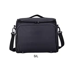 Projector Storage Bag with Storage Pockets Lens Storage Bag Portable Multifunctional Tool Bag Sleeve Travel Bag Video Projector