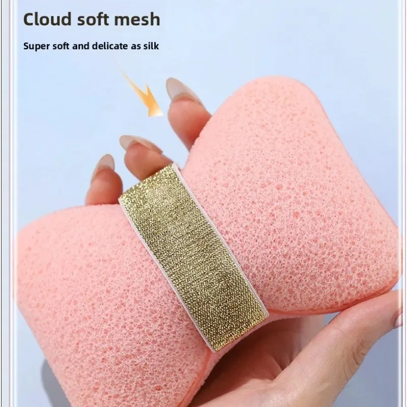Soap Saver Bag Bath Sponge Shower Loofah Exfoliating Body Scrubber for Women Bath Ball Foaming Net for Skin Cleaning