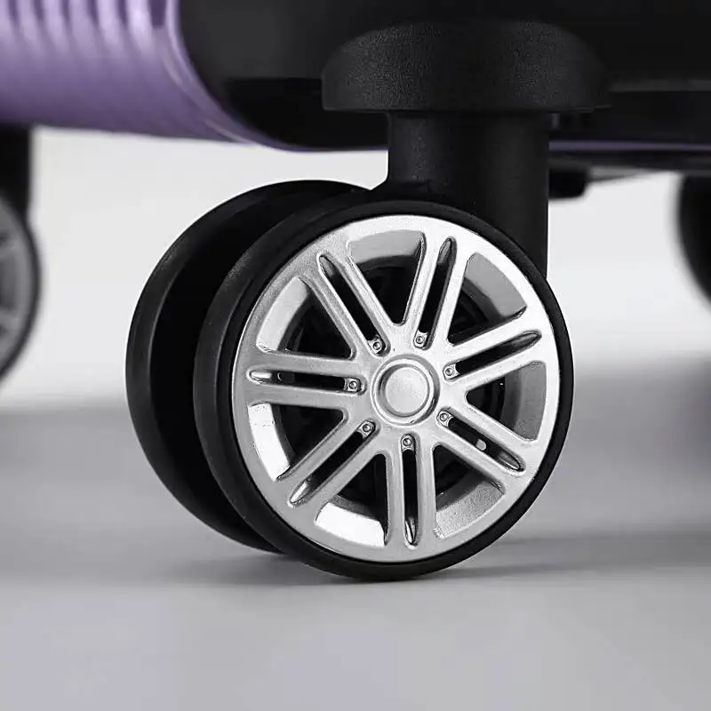 Wheels Replacement Luggage Double  Repair Trolley Suitcase Accessories Travel Spinner Aster Black Part A23