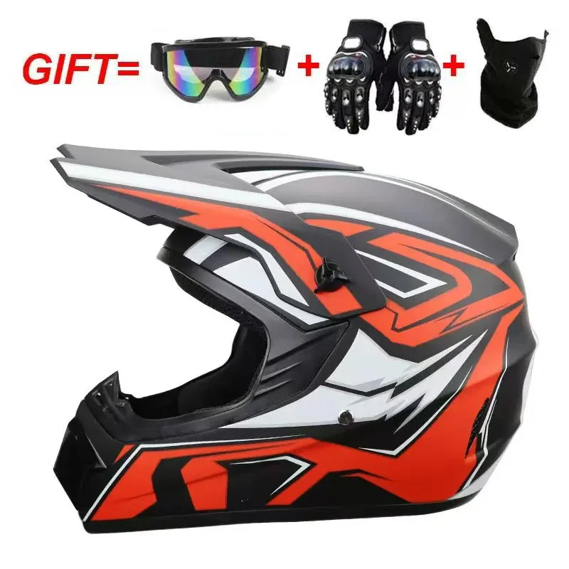 

Four Season Motorcycle Off-Road Helmet Men Women Electric Bike Helmet Mountain Bike Off-Road Helmet Racing Car Downhill Pedal