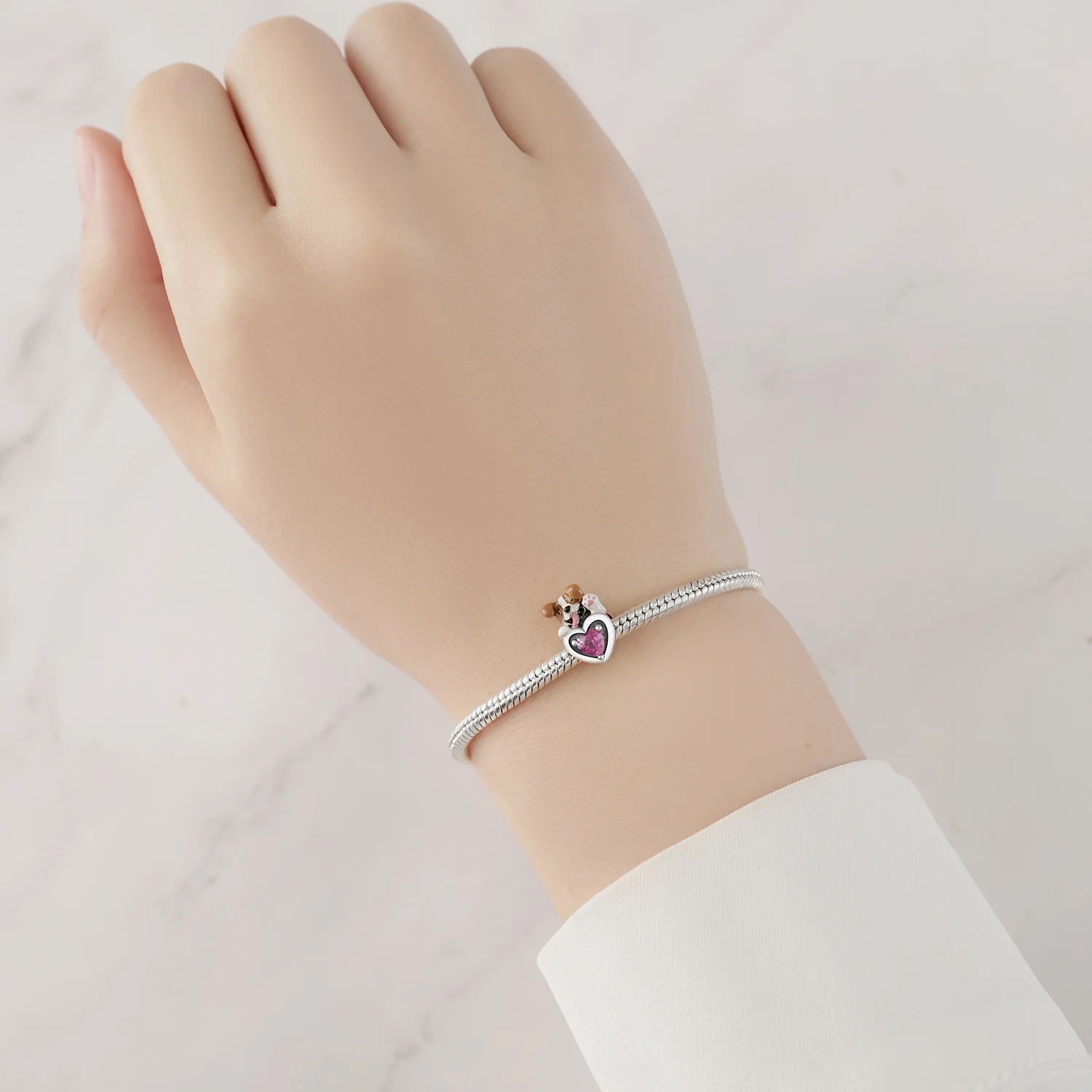 الخرز 925 فضة سحر الأصلي لطيف فصيل كورجي الكلب الخرز صالح سوار مجوهرات Diy بها بنفسك النساء غرامة هدية التبعي #4