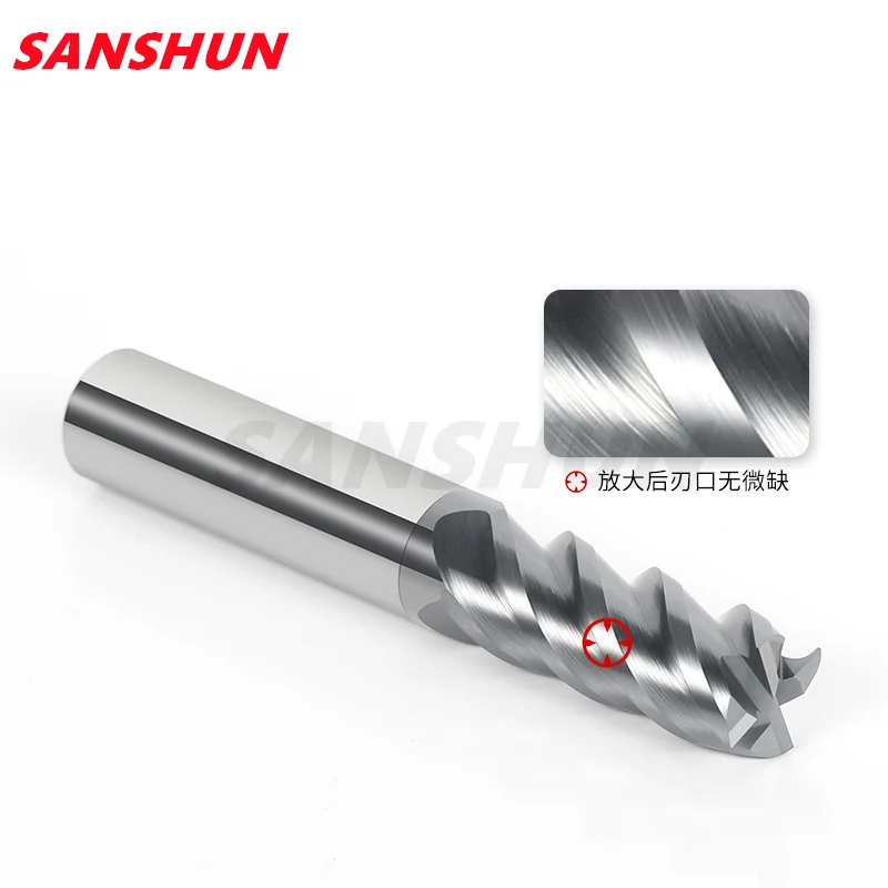 Milling Cutter Alloy Coating Tungsten Steel Tool By Aluminum Cnc Maching 4 Blade Endmills Top Milling Cutter Wood Milling Cutter