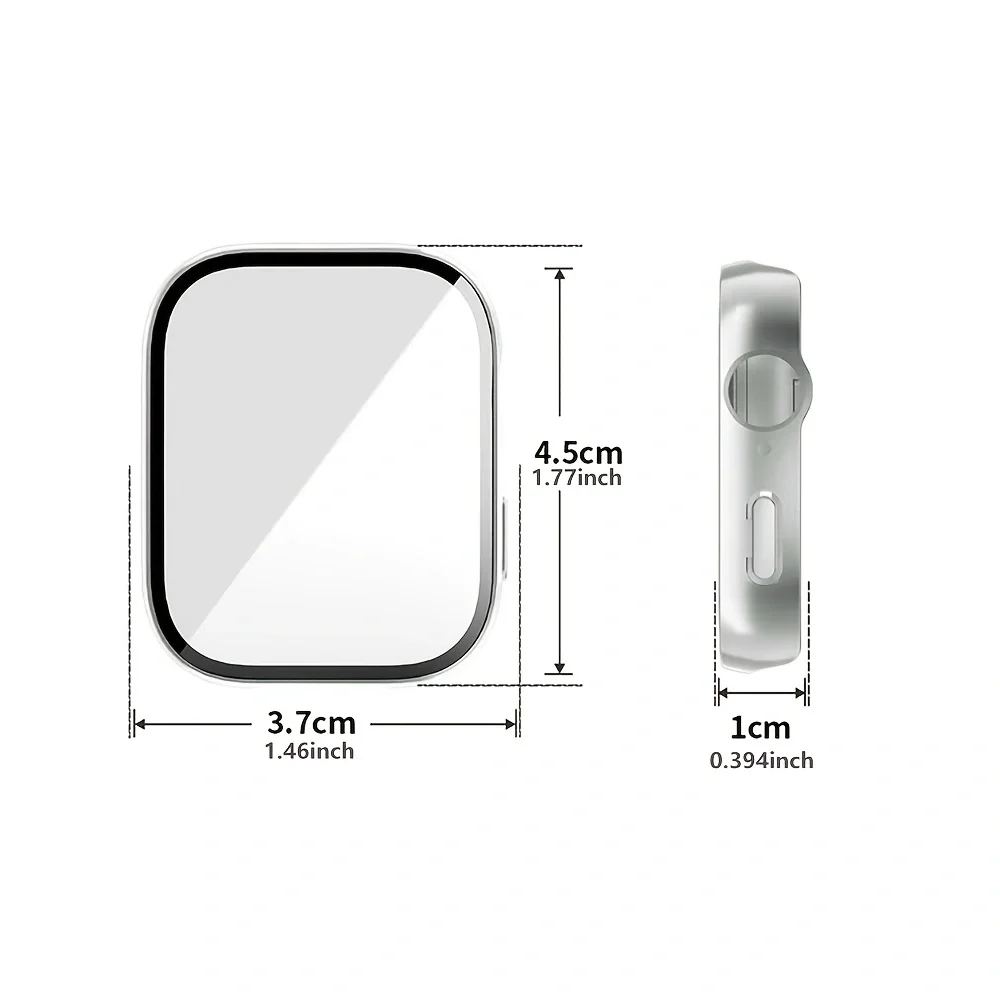Watch case for Huawei Fit3 watch with HD tempered glass screen protector, drop-proof and scratch-resistant protective case.