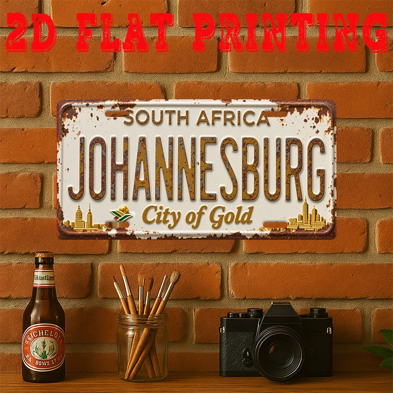 Plaque en métal vintage de la  - Home Decor Johannesburg avis et prix