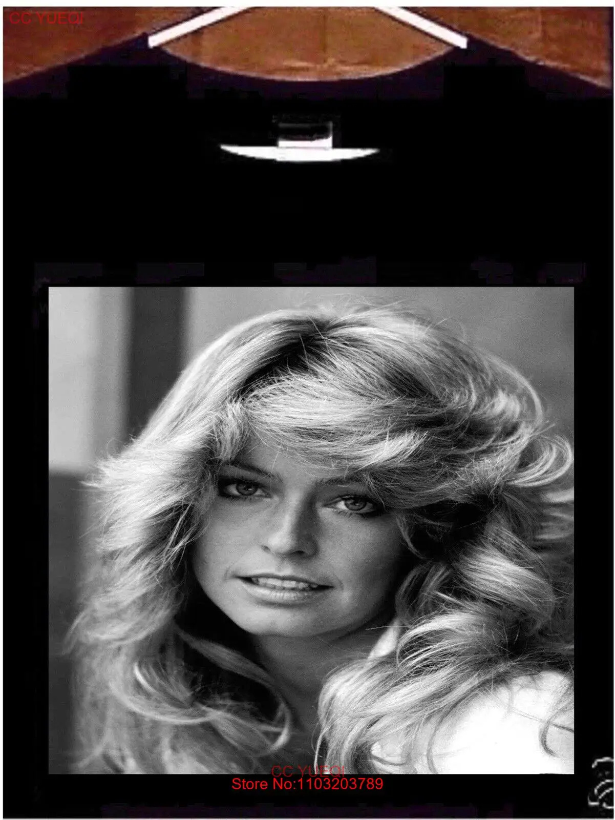 Футболка Farrah Fawcett, футболка с ангелом Чарли, Farrah Fawcett