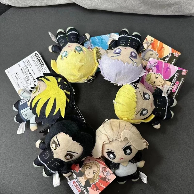 Game Tokyo Revengers Mikey Draken Baji Keisuke Hanemiya Kazutora MitsuyaTakashi Matsuno Chifuyu Plush Pendant Keychain Toy Doll