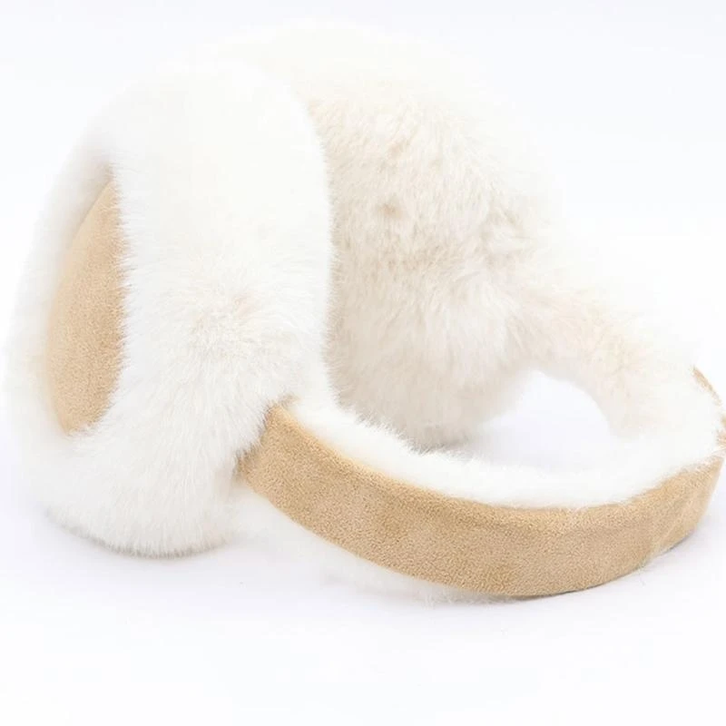 652f 모피와 따뜻한 접을 수있는 플러시 귀는 겨울 야외 활동을위한 따뜻함 스키를 위해 추운 날씨에 따뜻하게 유지