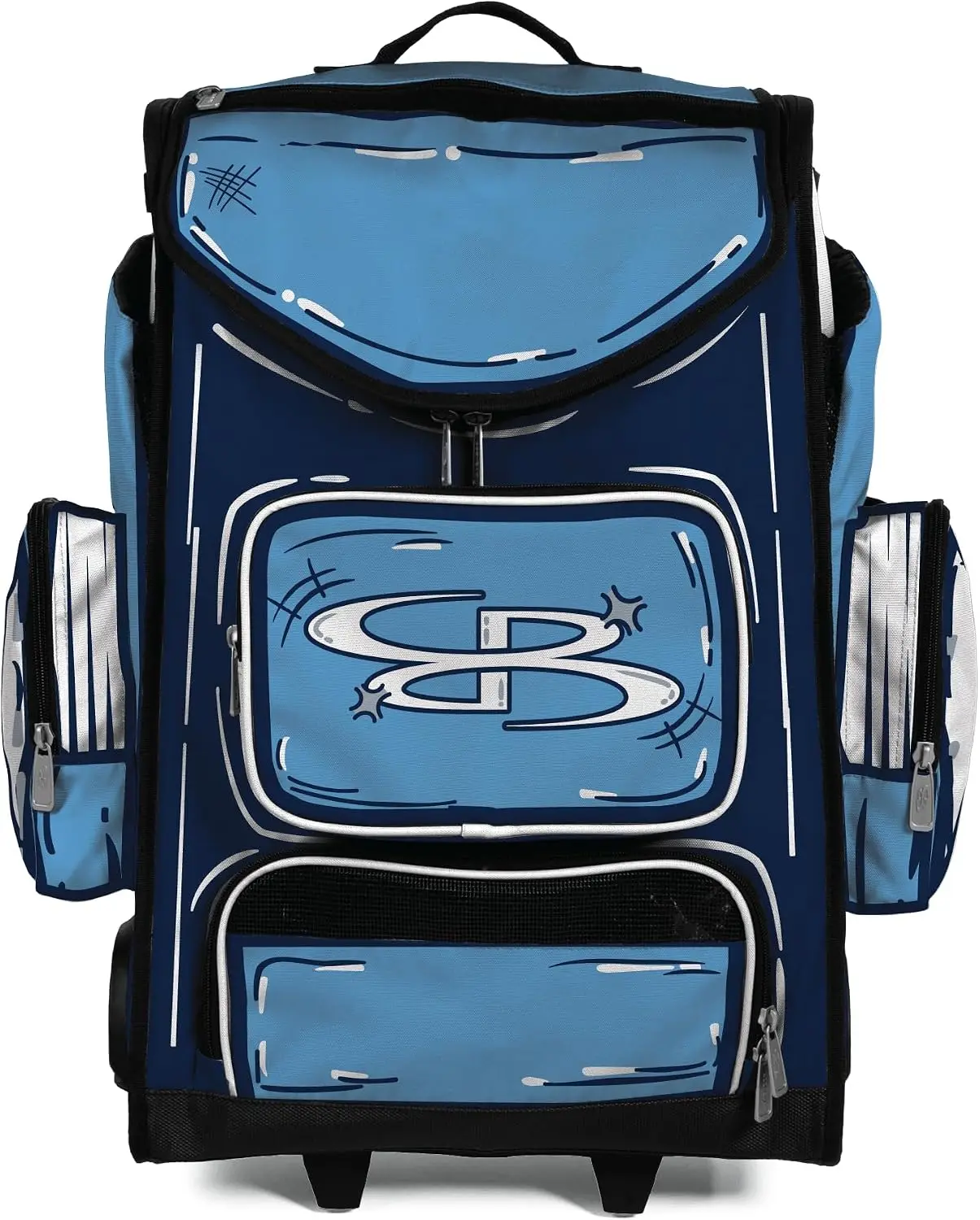Animate Wheeled Backpack Bat Bag Hybrid Rolling Version