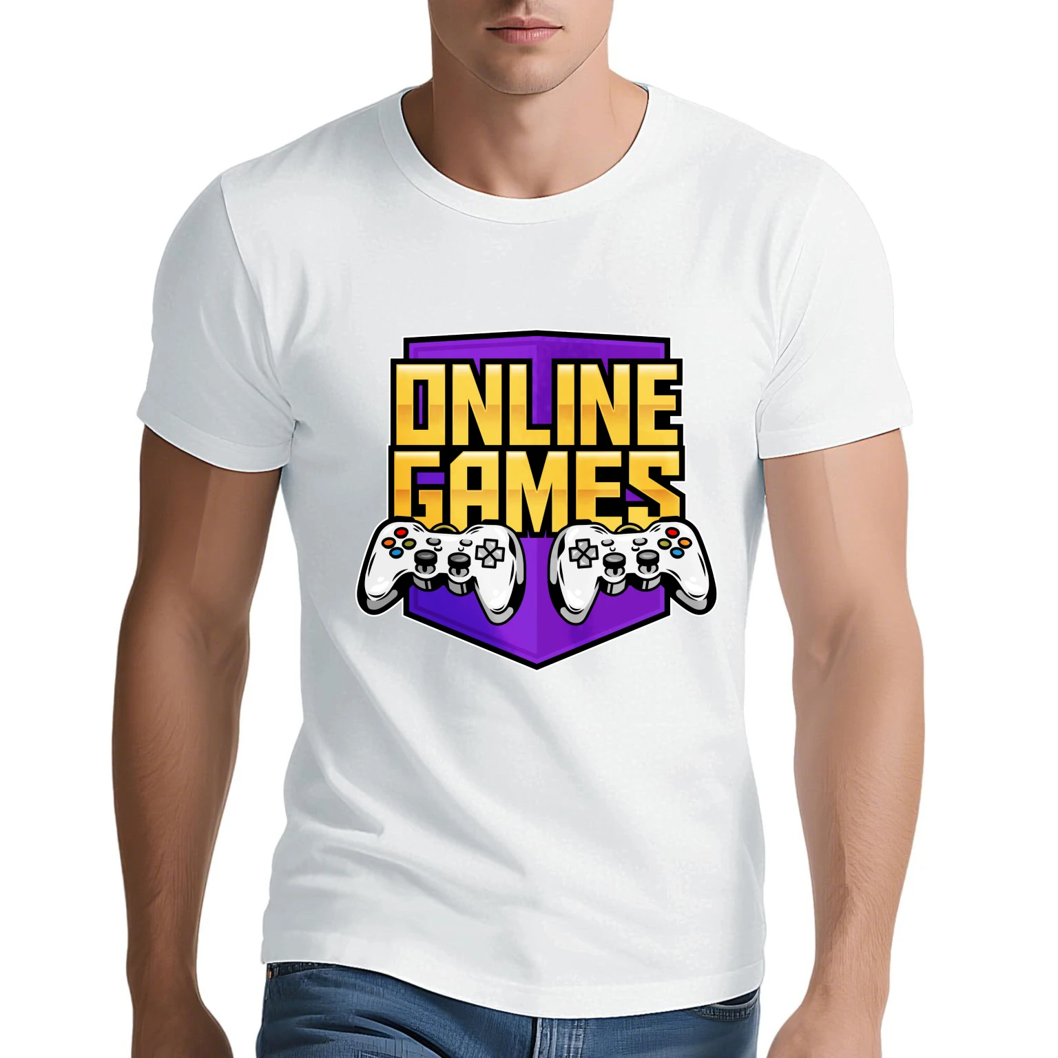 

t shirt for men 2025 Men's clothing Basic funny t shirts four seasons Summer Y2k tops Printed sports 100%cotton t shirt y2k