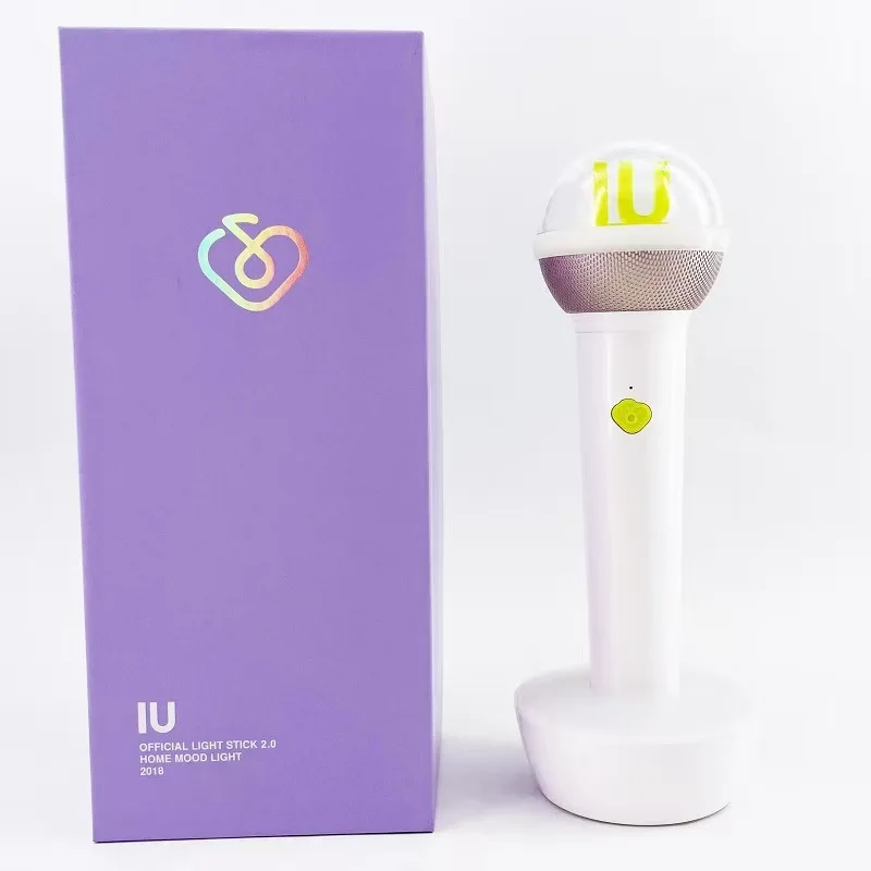 Kpop IU Lightstick versión oficial 3, regalos de Fanlight de concierto, lámparas LED, colecciones de fanáticos, luz nocturna