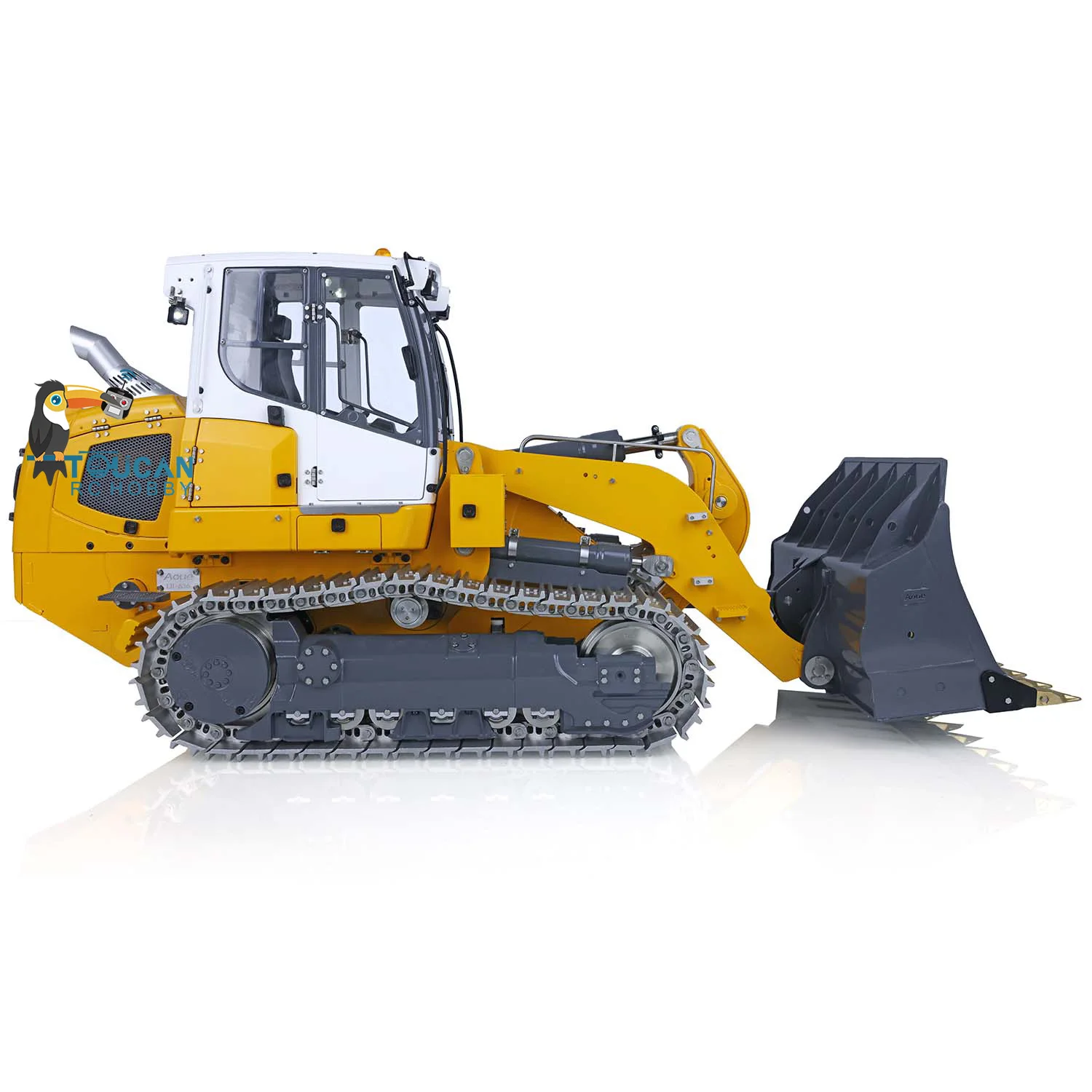 LESU RTR 트랙형 RC 로더 1/14 무선 조종 유압 트럭 (636 카 팔라딘 Pl18EV 라이트 RTR 무버 모델용) 소년용 Thzh1320