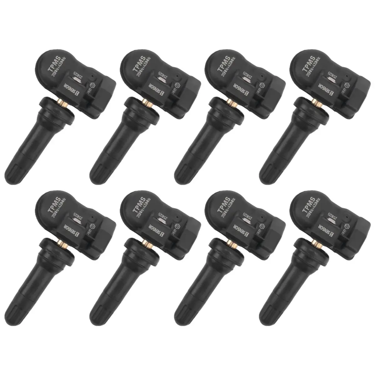 #36V (Black)8Pcs Programmable MX Sensor 315MHZ+433MHz 2 in 1 Tire Pressure Sensor,Automotive Parts & Accessories