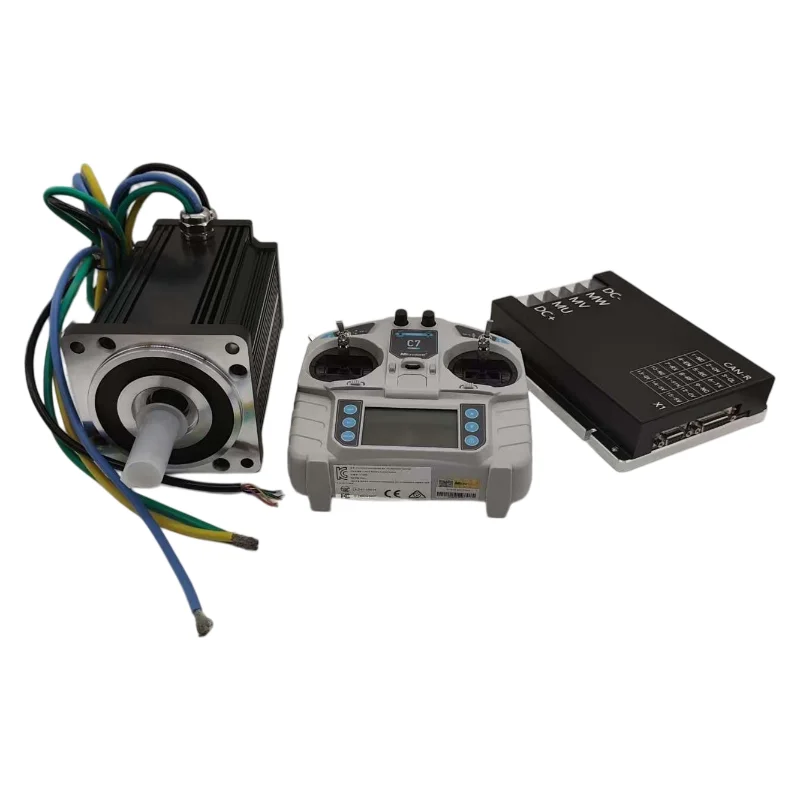 48V 1500W Lawnmower DC Brushless Motor 3000 Rpm Motors, Brushless Driver 100A High Current with remote control