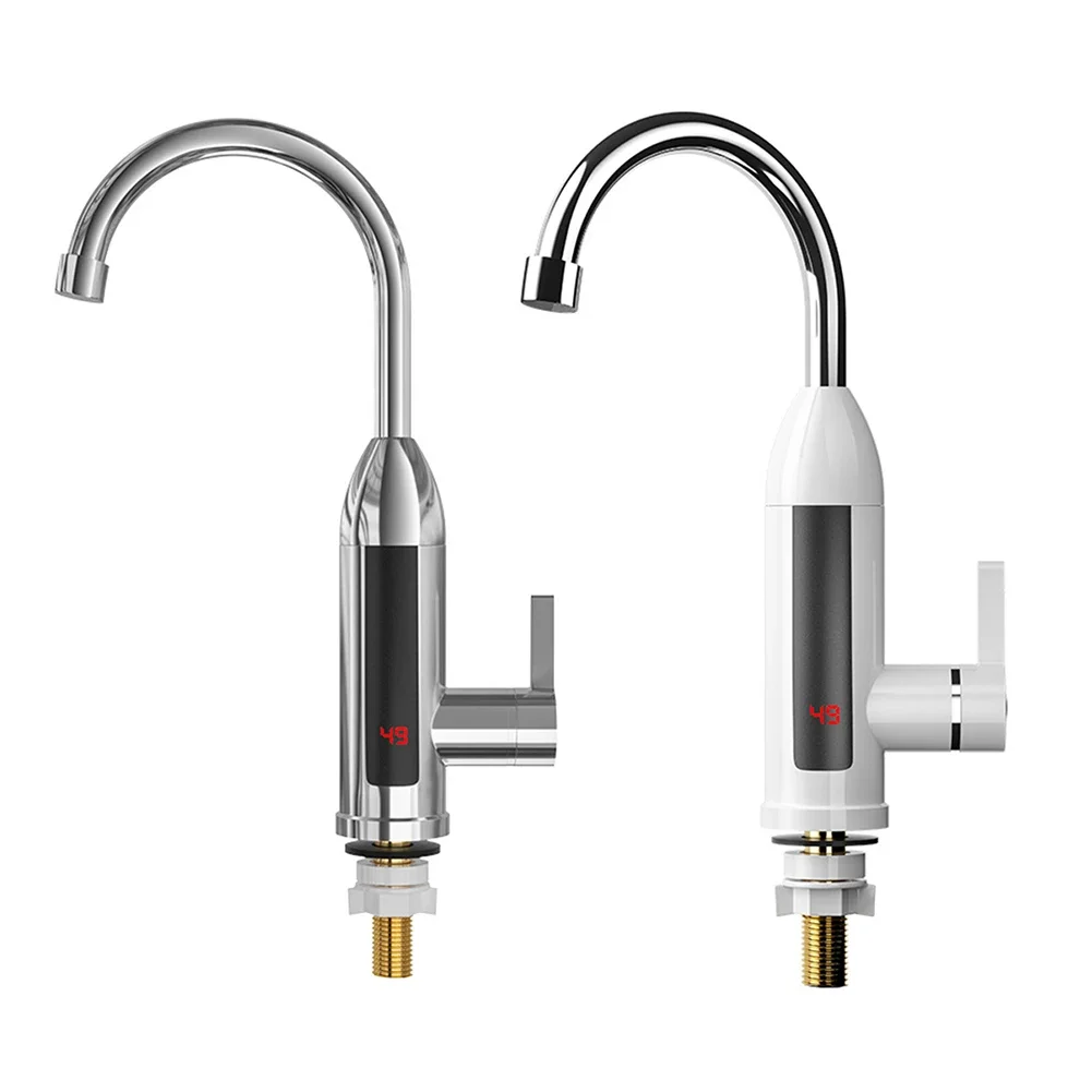 

3000W Tankless Heating Faucet 360 Degree Adjustable Electric Hot Water Heater Faucet Instant Electric Water Tap for Kitchen Sink