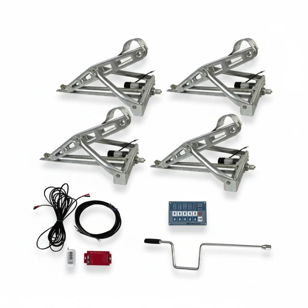 Electric RV Jack Stand, Corner Trailer Stabilizer Jack, 2Pcs 4Pcs Heavy Duty Drop Leg for RV Camper Motorhome, Replacement Part