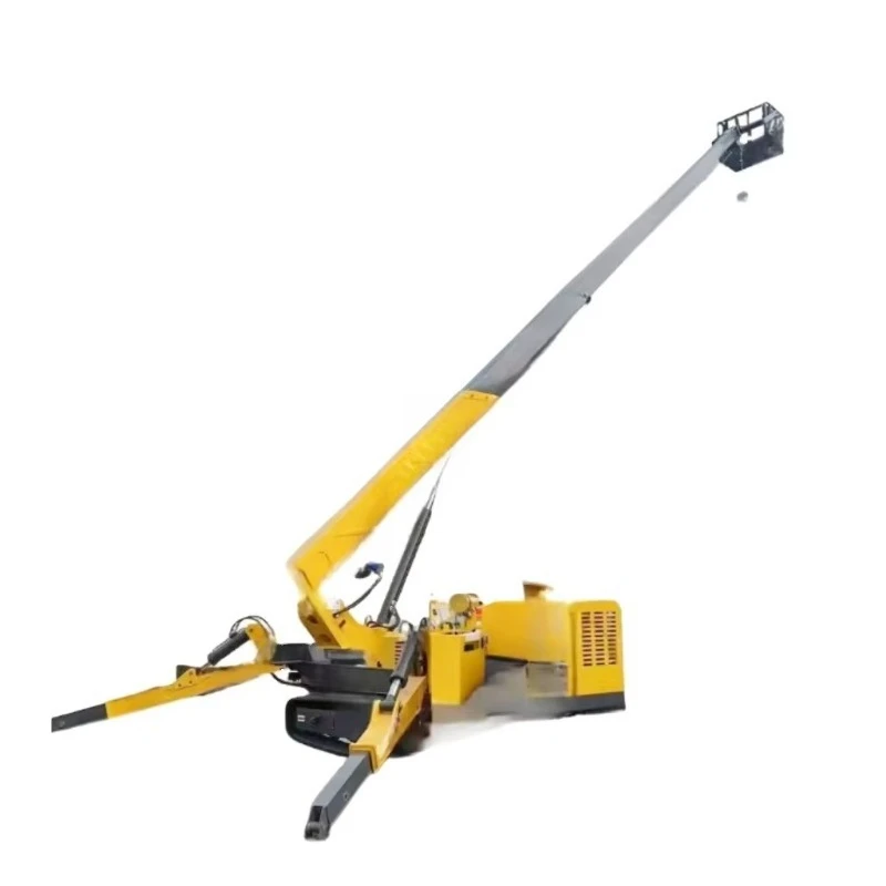 Portable Construction Crawler Spider Cranes with Telescopic Boom for Construction Site Use