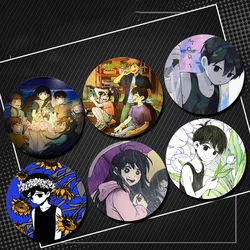 Cosplay Game Omori Anime Cartoon Badge Handmade Tinplate Brooches, Breastpin for Backpack Clothes Gifts Accessory 32/44/58mm