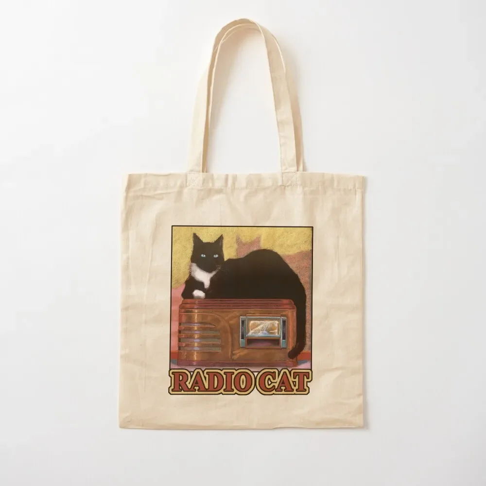 Radio Cat - Version One Tote Bag Lady bag custom tote bag university shopper Shopper