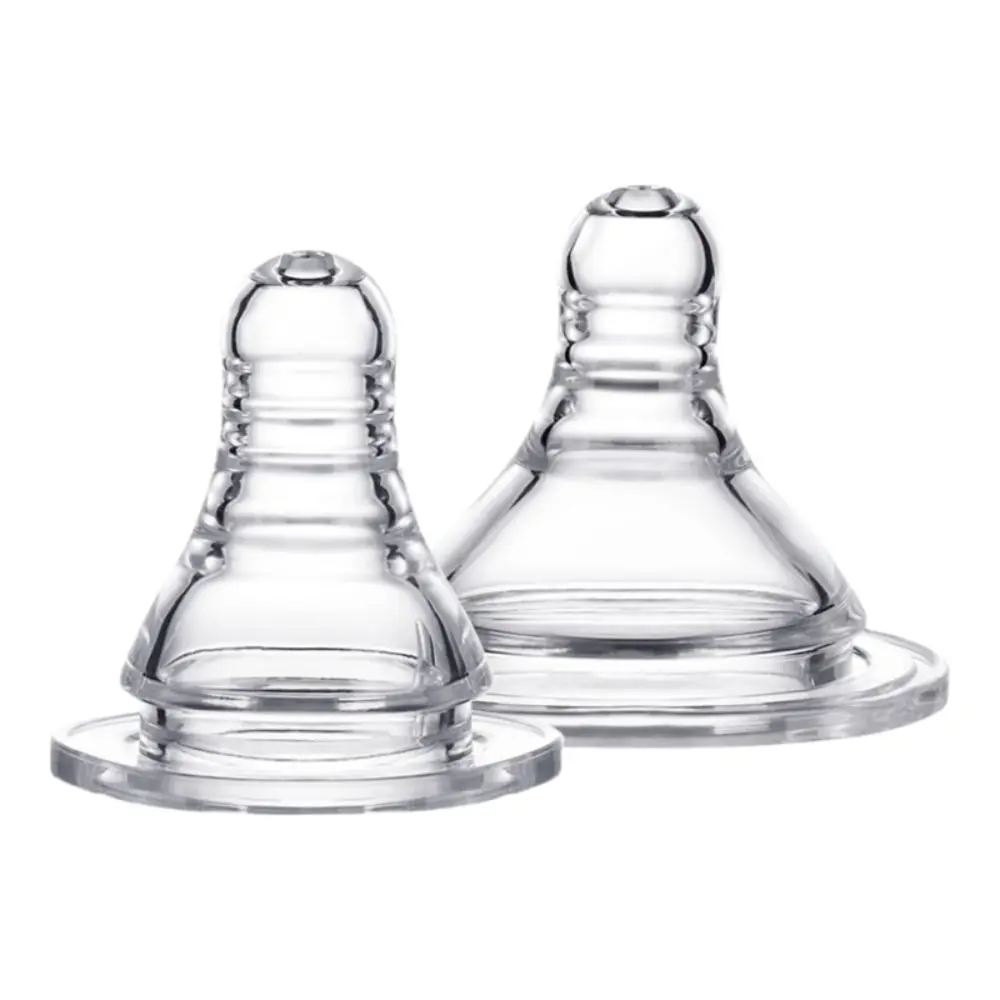 

Food Grade Silicone Feeding Nipple Slim Neck Wide Caliber Bottle Pacifier Universal BPA Free Baby Pacifier Nipple Accessories