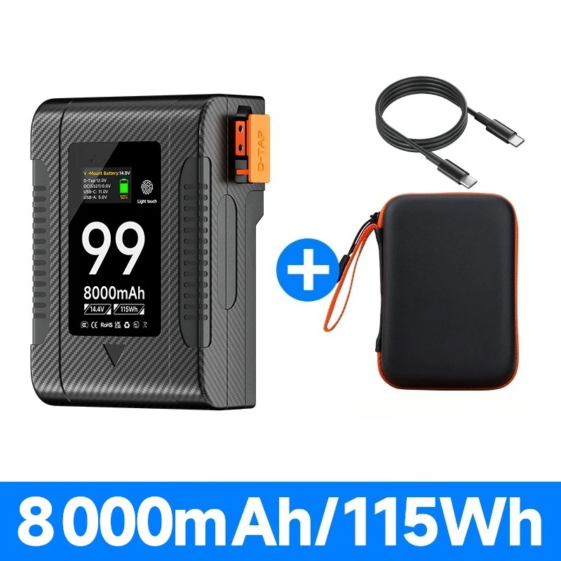 لسوني كاميرا الفيديو كاميرا الفيديو الضوئي Blackmagic V جبل البطارية BP-155 فولت قفل BP المحمولة Bateria مع PD 65 واط منفذ شحن سريع #5