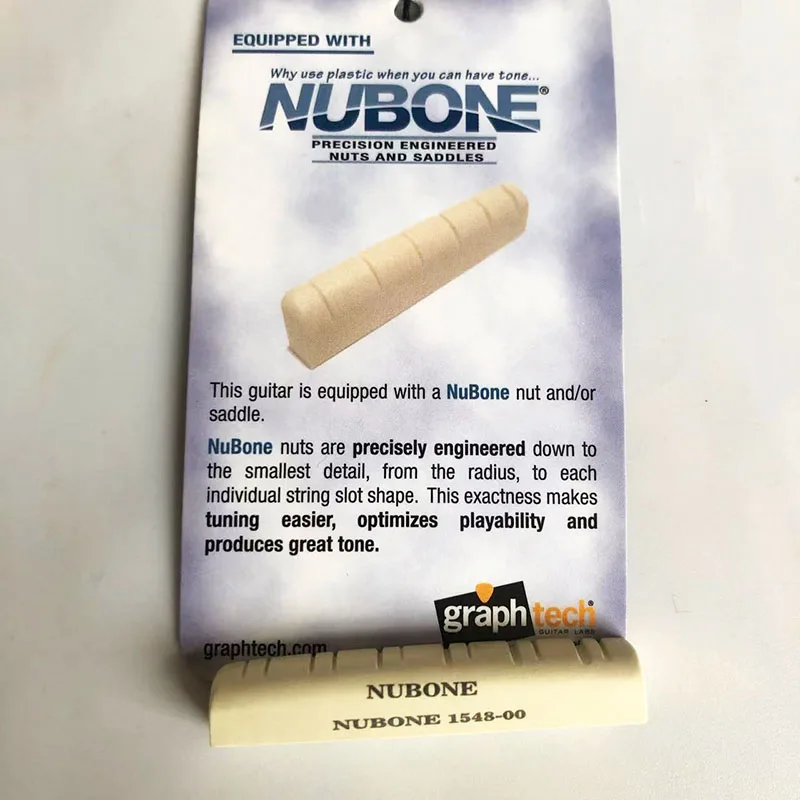 GRAPH TECH Nubone 1548-00 Nut For 12 String Electric Bass Guitar part,Made in canada