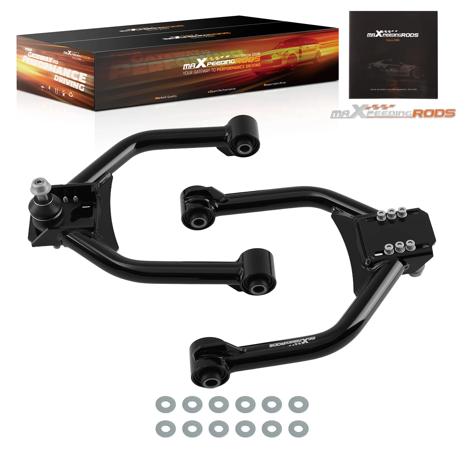 MaXpeedingrods 2x Adjustable Front Upper Control Camber Arms Kit For Dodge Charger Challenger Magnum 2006-2023 RWD Chrysler 300