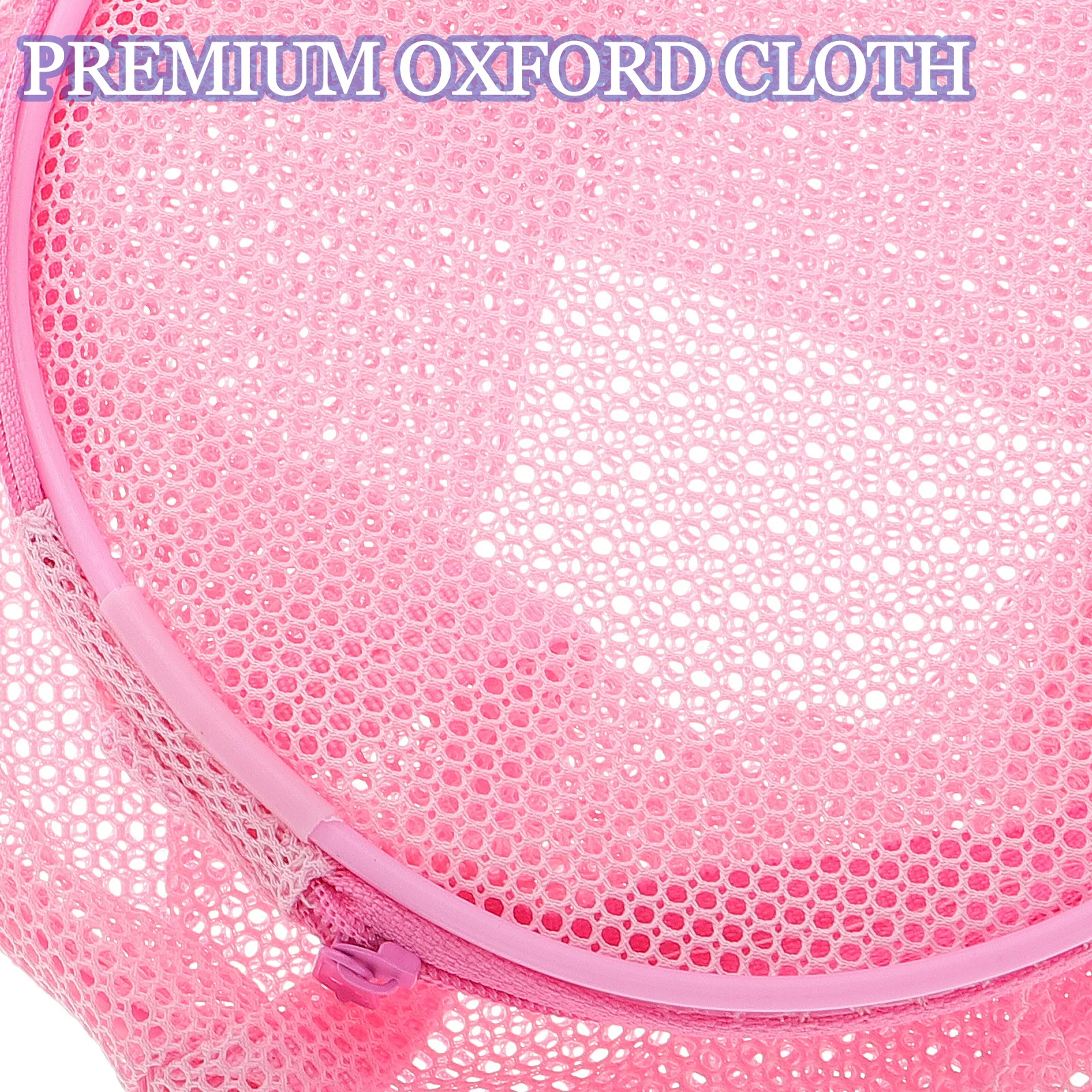 2 قطعة حقيبة شاطئ شبكية للأطفال منظم محمول سعة كبيرة كيس تخزين رمل من قماش أكسفورد للاستخدام الخارجي في حمام السباحة #6