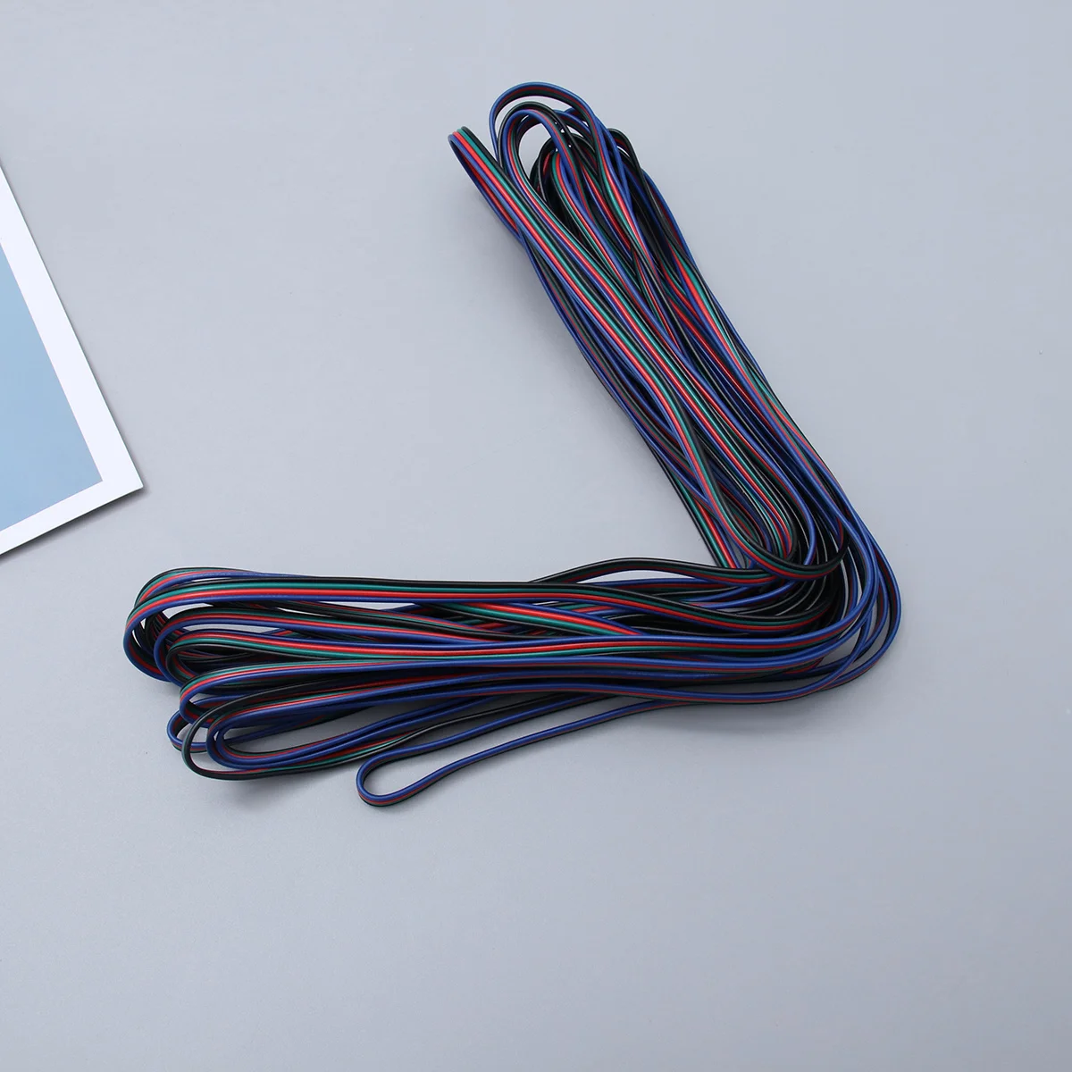 

10m 4-Pin Rgb Extension Cable Durable for LED Strip Rgb5050 3528 Light Easy Cut Welding Connectors Splitter Adapter