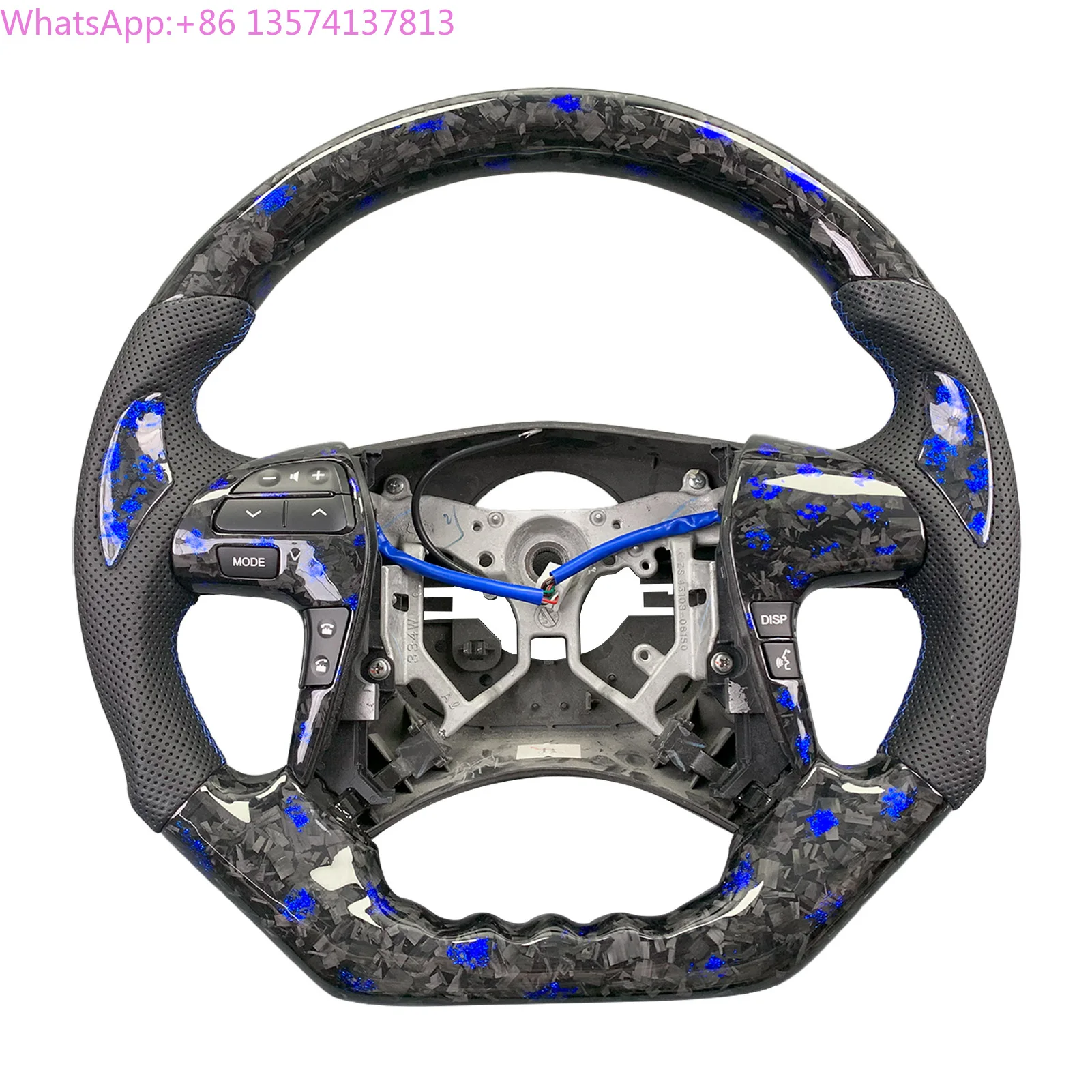 

For Toyota Camry Highlander 2010 2011 2012 2013 Customized Forged Carbon Fiber Steering Wheel