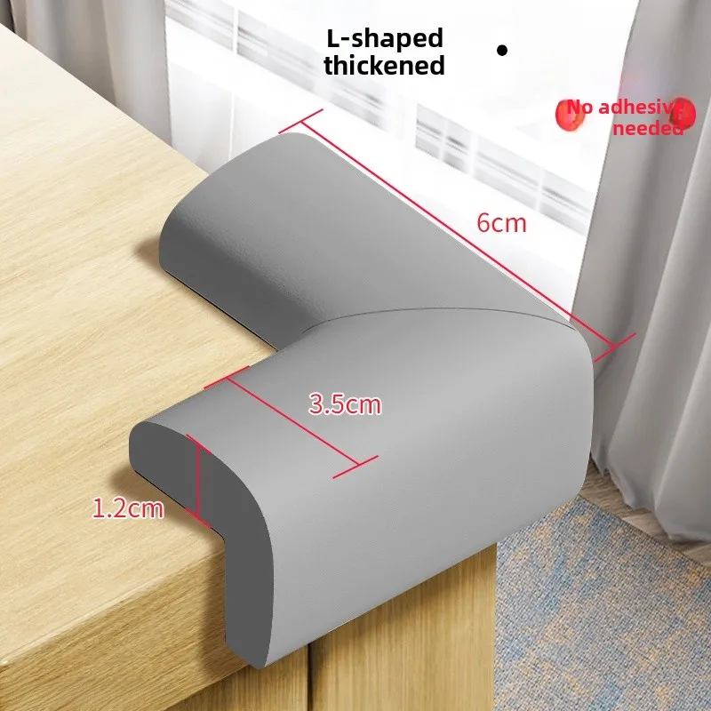 

Soft Silicone Corner Protectors Bedside Table Cabinet Anti-Collision Cushioning Shape Baby Safety Guard