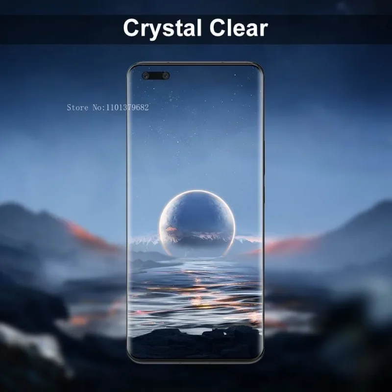 9H Curved Four Sides Glue Tempered Glass For Huawei Honor Magic 5 Lite Magic 6 Pro 3PCS HD Screen Protector Glass