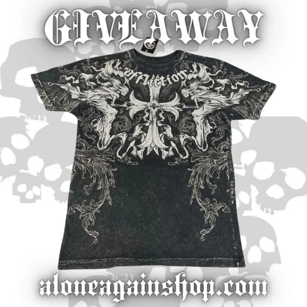 European and American Summer Men's Fashion Gothic Skull Print Comfortable Breathable Round Neck T-shirt Outdoor Street Top